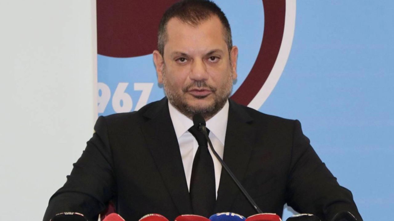 Trabzonspor’un borcu açıklandı: Ertuğrul Doğan müjdeyi de verdi